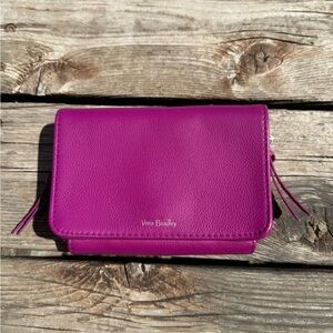 Vera Bradley Magenta Leather Wallet